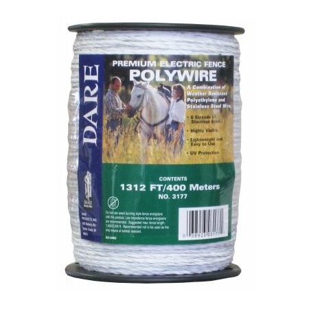 Dare Products 400mmx1312 WHT PolyWire 3177
